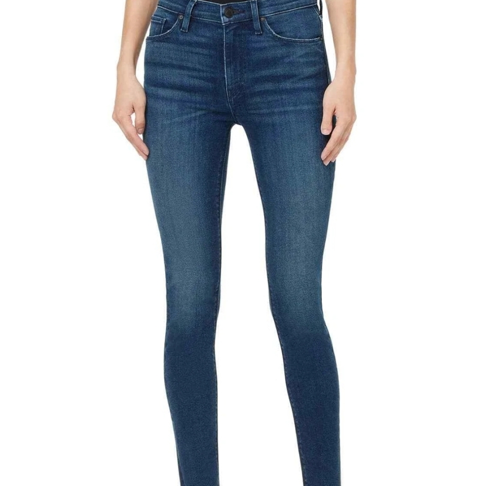 Hudson High Waist Barbara Super Skinny 10' Front Rise Jeans Size 28
